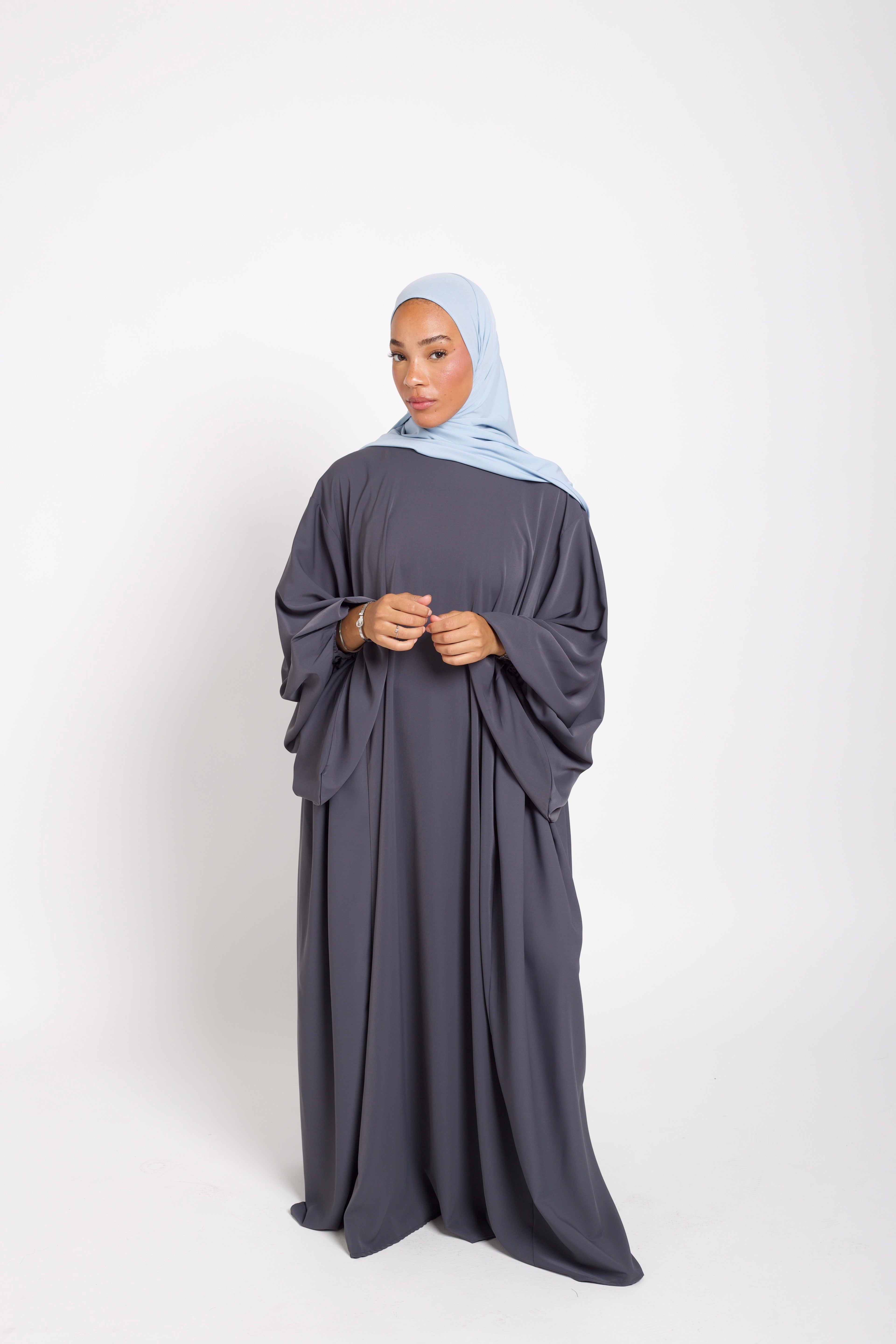 Abaya manches bouffantes