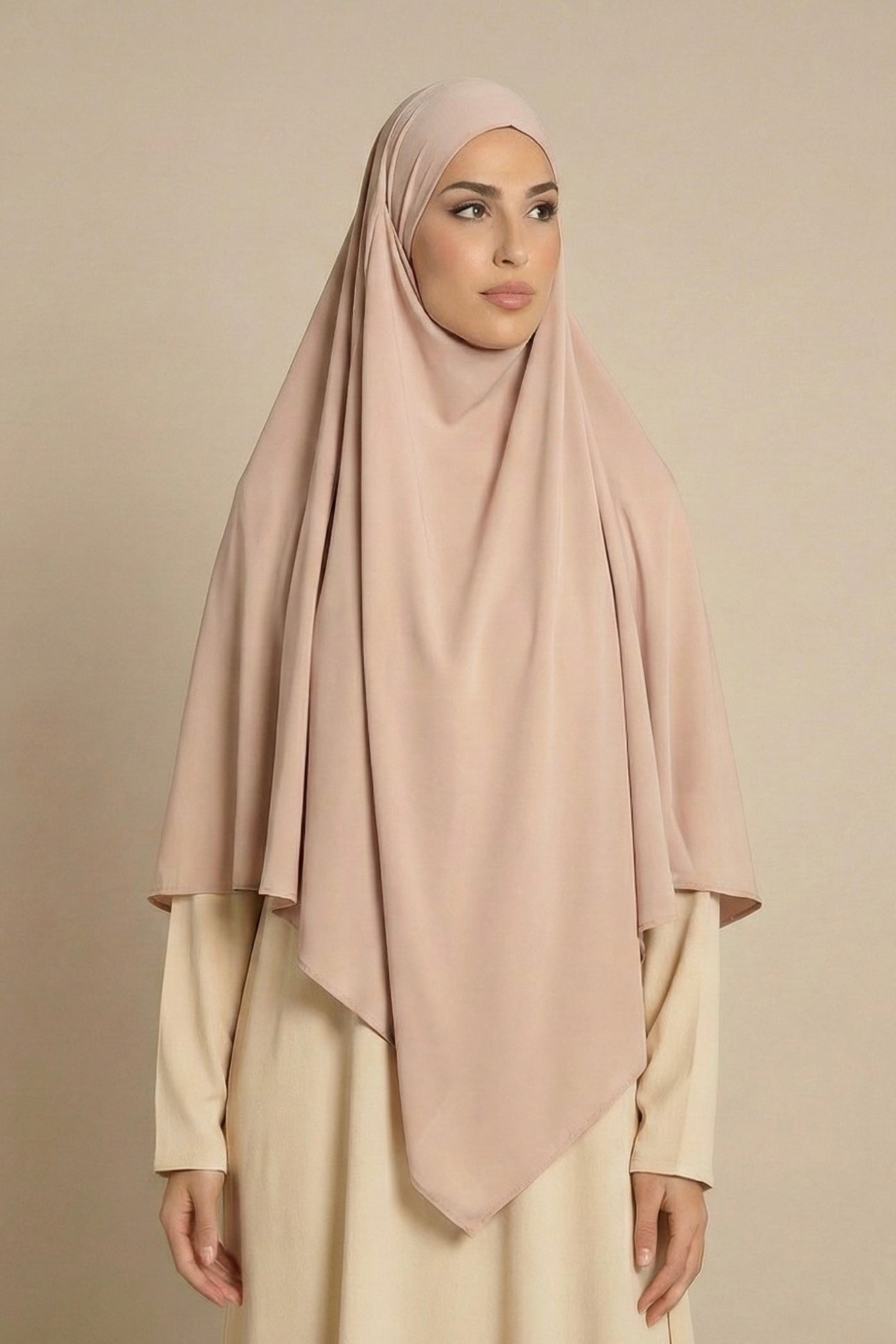 Khimar pointu en Jersey Premium