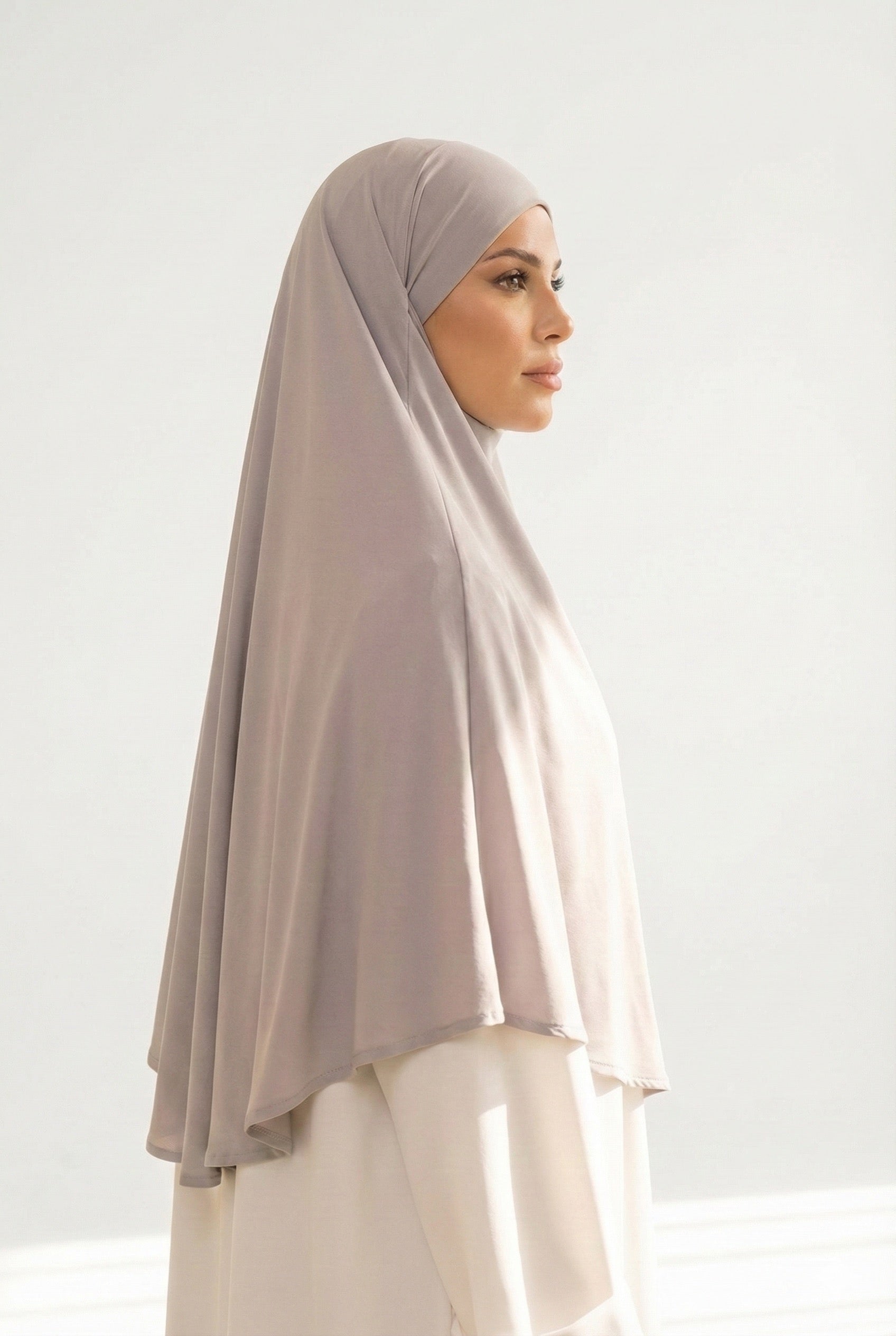 Khimar arrondi Jersey Premium