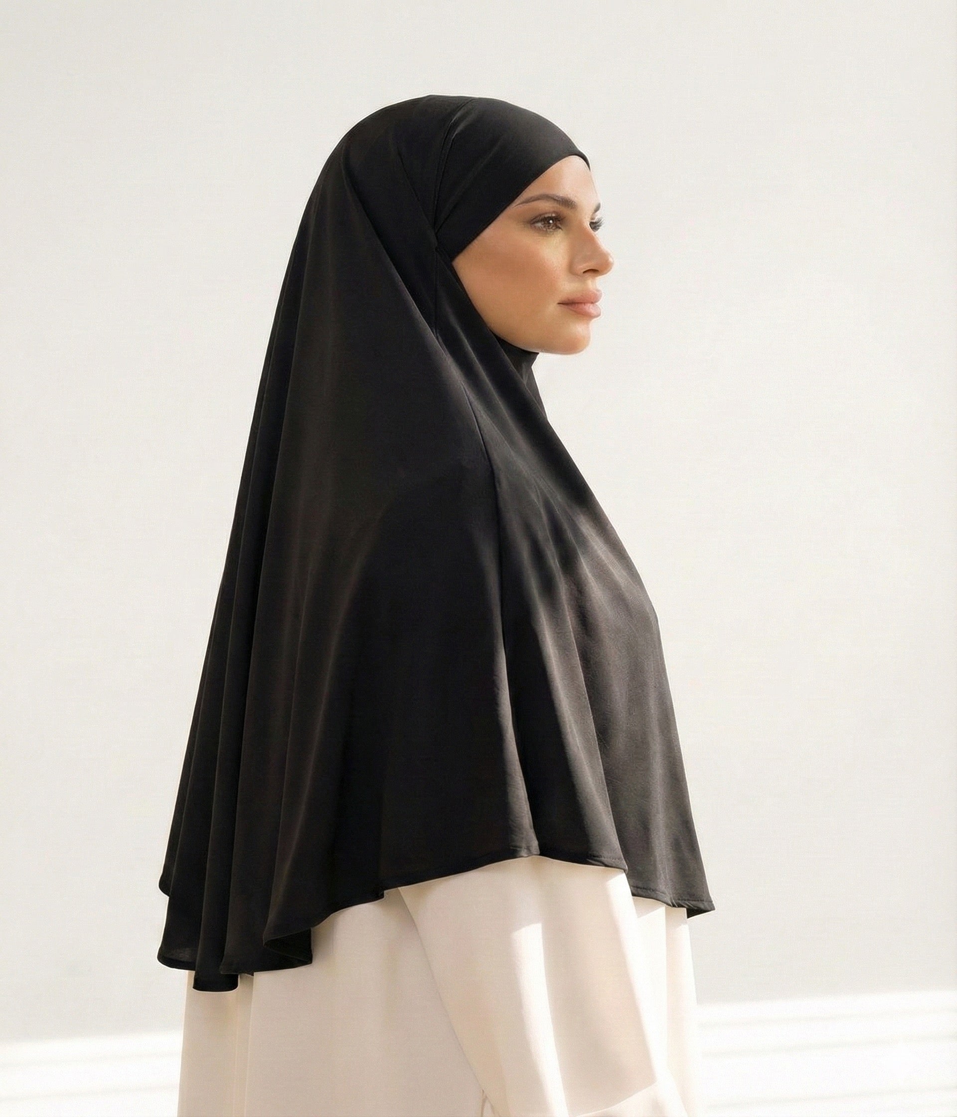 Khimar arrondi Jersey Premium