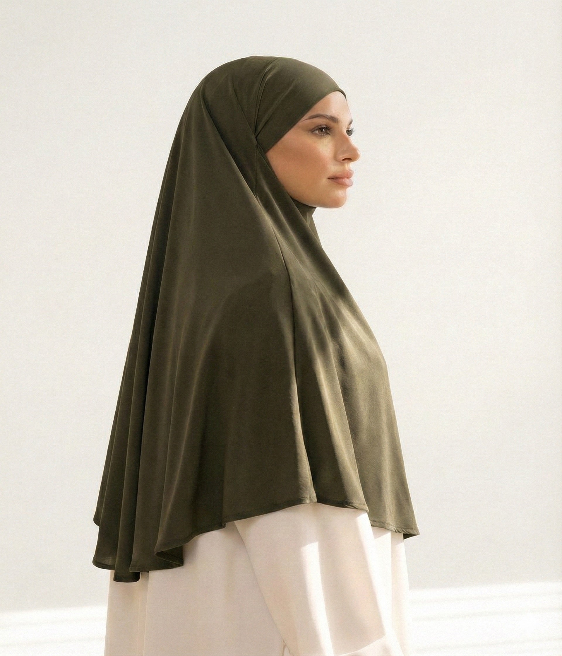 Khimar arrondi Jersey Premium