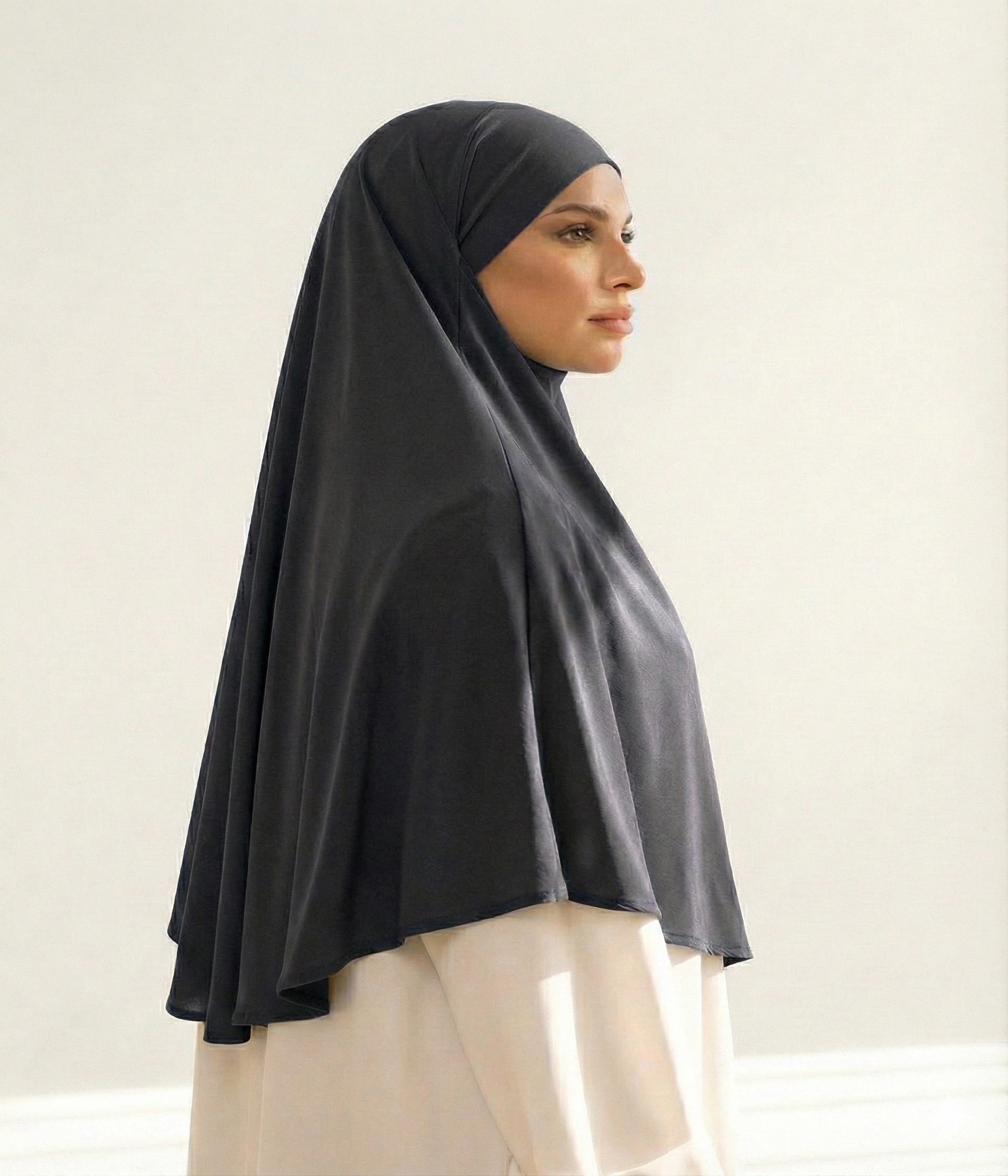 Khimar arrondi Jersey Premium