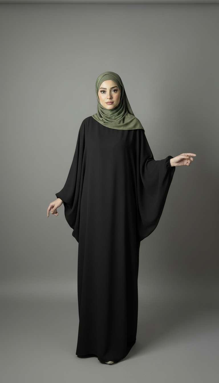 Abaya en soie de Médine