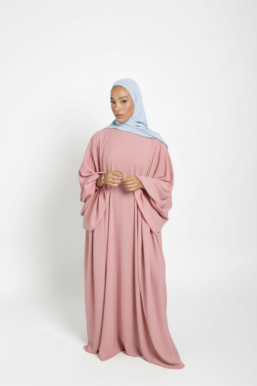 Abaya manches bouffantes