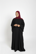 Abaya manches bouffantes