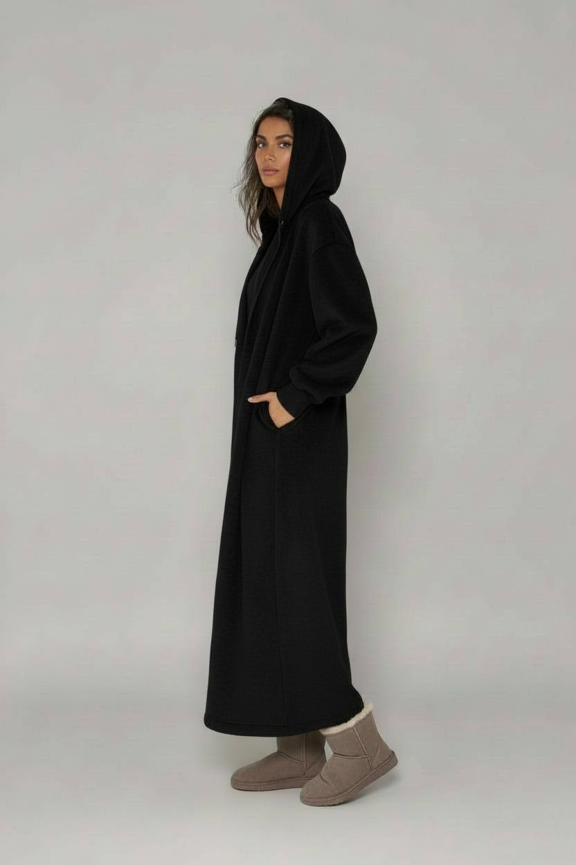 Veste Sweat longue à capuche