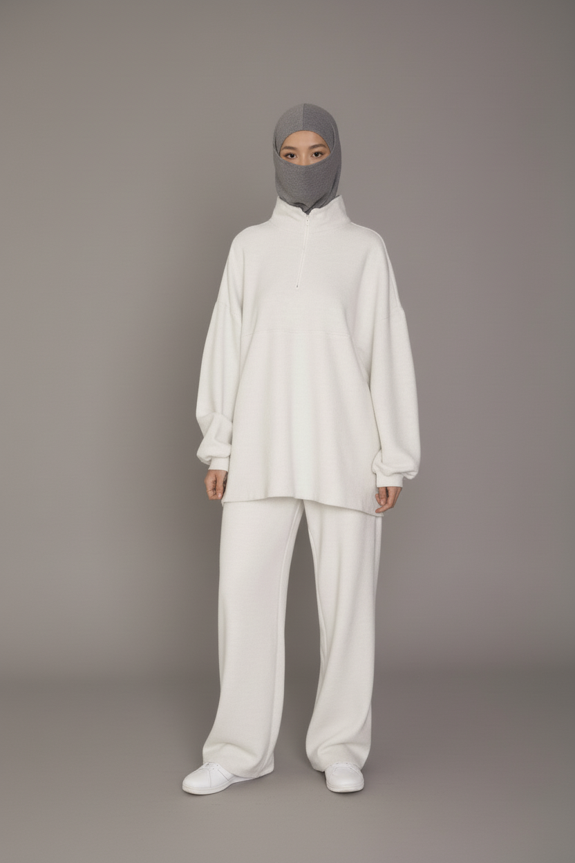 Ensemble jogging Zip