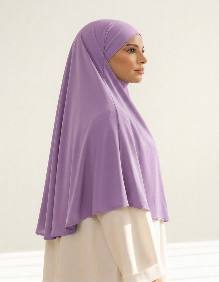 Khimar arrondi Jersey Premium