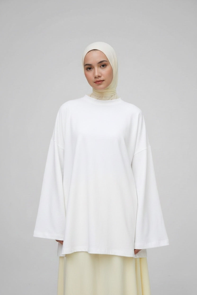 T-shirt oversize manches longues